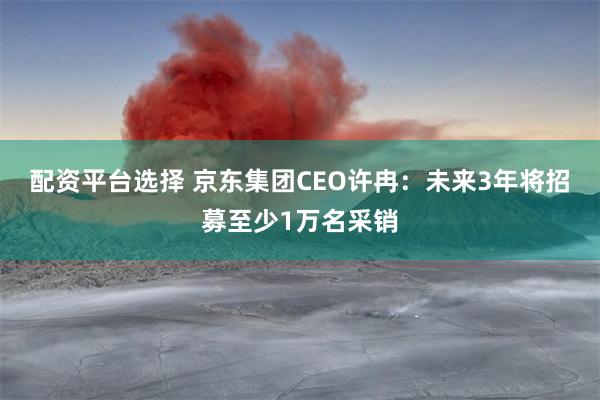 配资平台选择 京东集团CEO许冉：未来3年将招募至少1万名采销