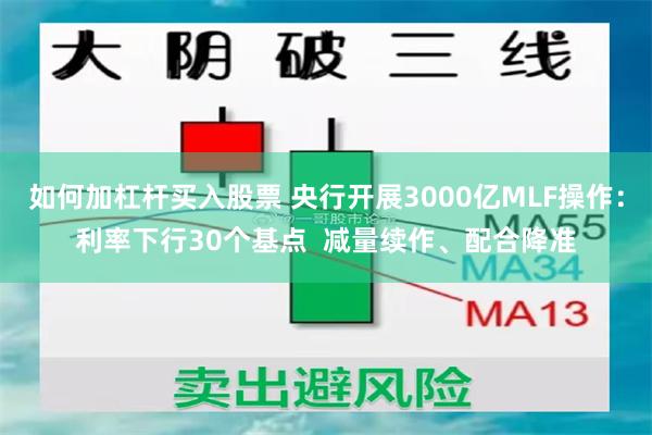 如何加杠杆买入股票 央行开展3000亿MLF操作：利率下行30个基点  减量续作、配合降准