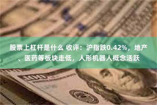 股票上杠杆是什么 收评：沪指跌0.42%，地产、医药等板块走低，人形机器人概念活跃